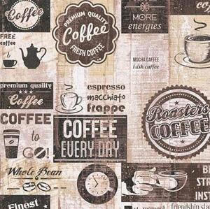 Papírové tapety na zeď Simply Decor 33480-3, rozměr 10,05 m x 0,53 m, retro coffee hnědé, A.S.Création