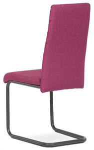 Jídelní židle SAVONA — látka, více barev Růžová