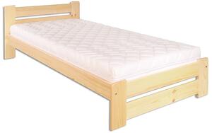 LK146-90 dřevěná postel masiv borovice jednolůžko 90x200 cm Drewmax (Kvalitní nábytek z borovicového masivu)