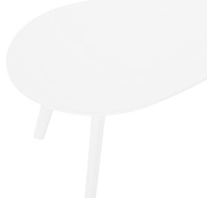 Sada 2 konferenčních stolků v bílé barvě FLY III