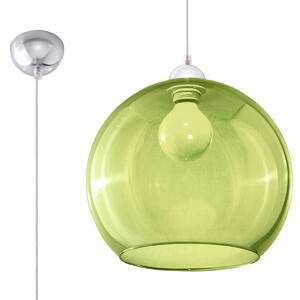 Sollux Lighting Závěsná lampa BALL zelená