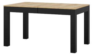 Szynaka Rozkládací jídelní stůl Jord 140/260 cm dub Craft/černý