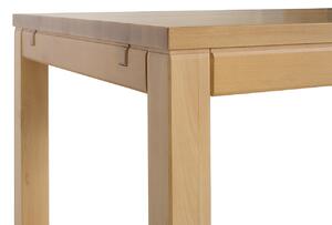 ST172-120+45 dřevěný rozkládací jídelní stůl z buku Drewmax (Kvalitní nábytek z bukového masivu)