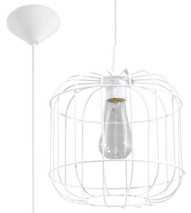 Sollux Lighting Závěsná lampa CELTA bílá