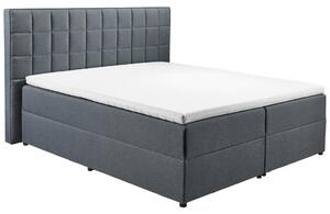 Boxspring postel ALASKA 180x200 cm antracit