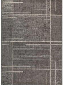 J-Line Kusový koberec Level 20516 hnědý BARVA: Hnědá, ROZMĚR: 80x150 cm