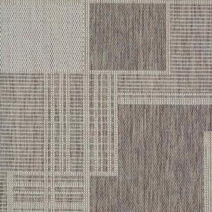 J-Line Kusový koberec Level 20632 hnědý BARVA: Hnědá, ROZMĚR: 140x200 cm