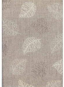 J-Line Kusový koberec Level 20638 hnědý BARVA: Hnědá, ROZMĚR: 80x150 cm