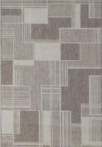 J-Line Kusový koberec Level 20632 šedohnědý BARVA: Šedá, ROZMĚR: 160x230 cm
