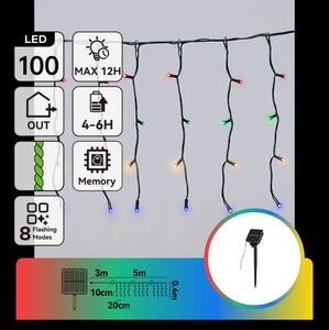Aigostar - LED Venkovní vánoční řetěz 100xLED/8 funkcí 8x0,4m IP44 multicolor