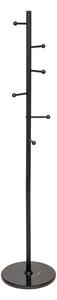 Věšák na kabáty BLACKMARBLE s 6 kovovými háčky, 173 cm