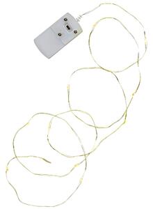 Svítící LED drátek Brass String Dew Drop 1,1 m