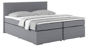 Postel Boxspring Nero, 180x200 cm, šedá