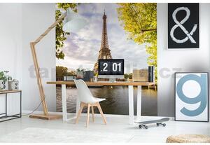 Vliesové fototapety, rozměr 225 cm x 250 cm, Eiffelova věž, DIMEX MS-3-0028
