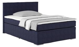 Postel Boxspring NERO PL: 140/200 cm, tmavěmodrá