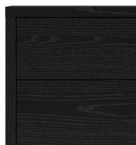 Knihovna se skříňkou Prima 80400/155 černá struktura dřeva - TVI
