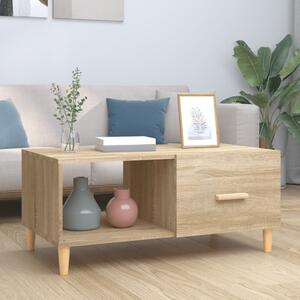 Konferenční stolek dub sonoma 89,5x50x40 cm kompozitní dřevo