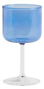 HAY - Tint Wine Glass Set of 2 Blue/Clear