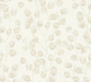 Vliesová tapeta na zeď Blooming 37005-3 | 0,53 x 10,05 m | béžová, krémová | A.S. Création