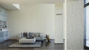 Vliesová tapeta na zeď Blooming 37005-3 | 0,53 x 10,05 m | béžová, krémová | A.S. Création