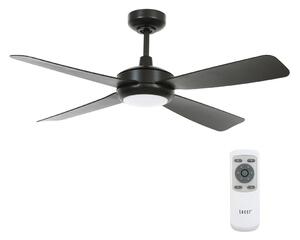 Lucci air 213303- LED Stmívatelný ventilátor SLIPSTREAM 1xGX53/12W/230V černá+DO FAN00254