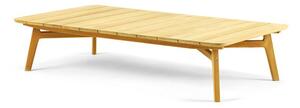 Ethimo Konferenční stolek Knit, Ethimo, obdélníkový 137x75x30 cm, teakové dřevo