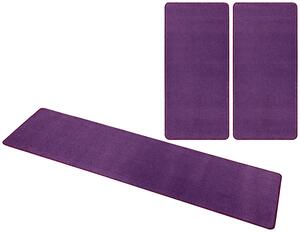 Hanse Home Collection koberce Kobercová sada Nasty 101150 Purple - 3 díly: 70x140 cm (2x), 70x240 cm (1x) cm