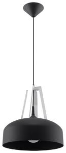 Sollux Lighting Závěsné svítidlo CASCO černá/bílá