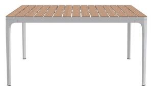 Ethimo Jídelní stůl Play, Ethimo, čtvercový 149x149x75 cm, rám lakovaný hliník barva Warmgrey, deska keramika dekor Disegno