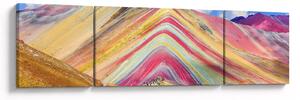 Obraz - Duhová hora, Peru (170x50 cm)