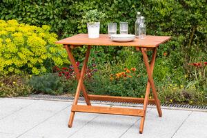 ZAHRADNÍ SKLÁDACÍ STOLEK, dřevo, 90/72/60 cm Gardenson, Online Only