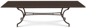 Ethimo Rozkládací jídelní stůl Elisir, Ethimo, obdélníkový 200-260x100x75 cm, lakovaná ocel barva White