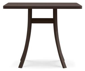 Ethimo Jídelní stůl Elisir, Ethimo, čtvercový 90x90x75 cm, lakovaná ocel barva White