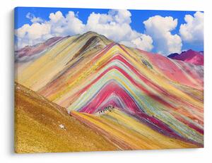 Obraz - Duhová hora, Peru (70x50 cm)