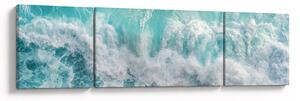 Obraz - Pohled na vlny oceánu (170x50 cm)