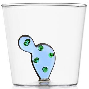 Ichendorf Milano designové sklenice na vodu Desert Plants Tumbler Cactus Blue