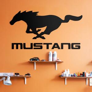 DUBLEZ | Dřevěný znak auta - Logo Mustang