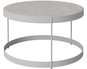 Bolia Šedý betonový konferenční stolek Drum 60 cm