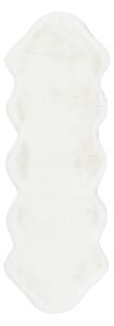 UMĚLÁ KOŽEŠINA, 60/180 cm, bílá - Online Only koberce & rohožky, Online Only