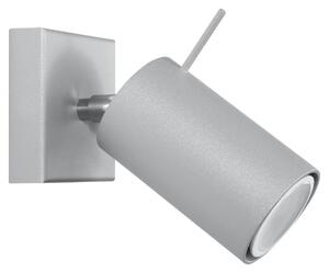 Sollux Lighting Nástěnné svítidlo RING 1 šedé