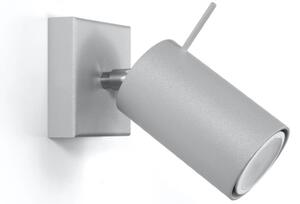 Sollux Lighting Nástěnné svítidlo RING 1 šedé