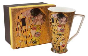 HOME ELEMENTS Hrnek 500 ml, Klimt, Polibek zlatý