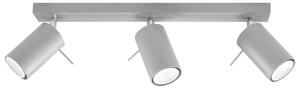 Sollux Lighting Stropní svítidlo RING 3 šedé