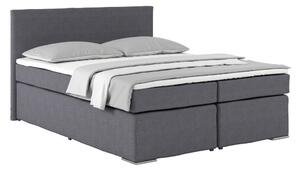 Postel Boxspring NERO PL: 160/200 cm, hnědá