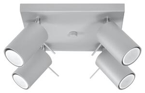 Sollux Lighting Stropní svítidlo RING 4 šedé