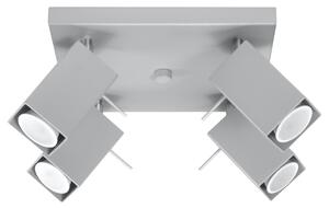Sollux Lighting Stropní svítidlo MERIDA 4 šedé