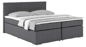 Postel Boxspring NERO 180x200 cm, šedá