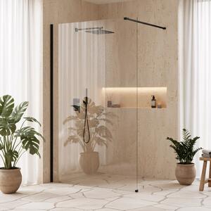 Sprchová zástěna Rea Flexi Transparent / Black 120