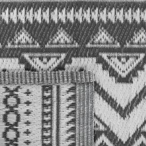 Venkovní koberec 120 x 180 cm černý NAGPUR