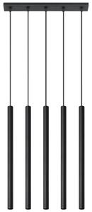 Sollux Lighting Závěsné svítidlo PASTELO 5 černé